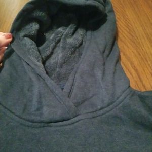 Athletic Works Blue Soft Hooded Sweatshirt Womens Size XL